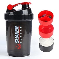 SHAKER BOTTLE + compartimiento 500ml