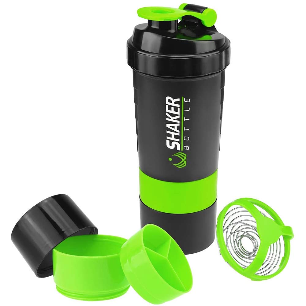 SHAKER BOTTLE + compartimiento 500ml
