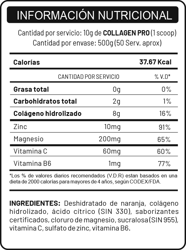 COLLAGEN PRO UN 500G