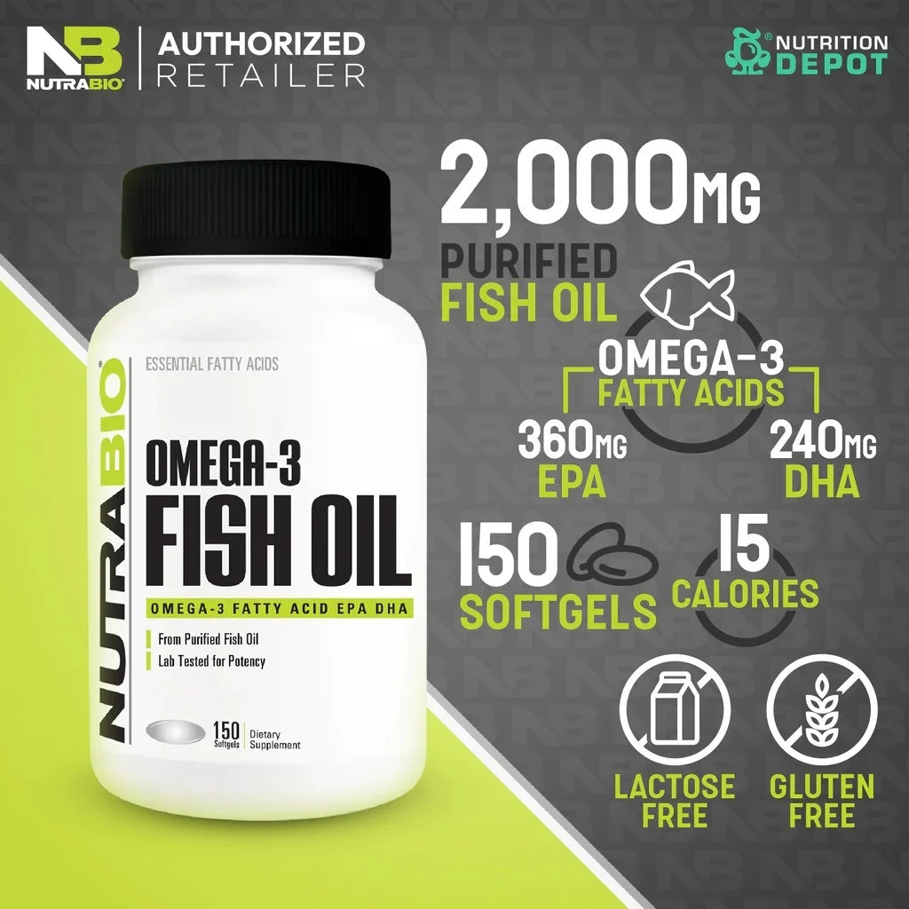 OMEGA 3 FISH OIL NUTRABIO