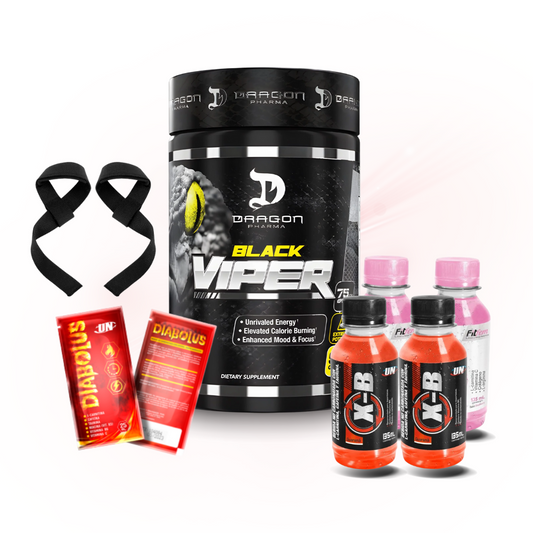 BLACK VIPER 90 Cápsulas Dragon Pharma- Quema Grasa