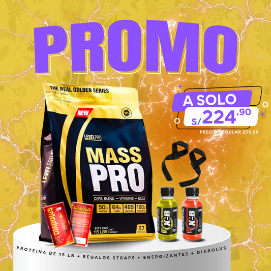 🚨PROMO FALLO🚨 MASS PRO 15LB LEVEL PRO