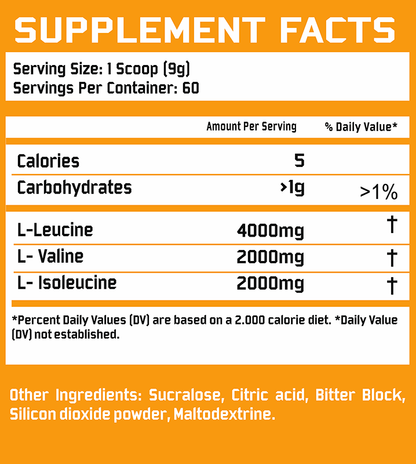 BCAA 8000 SUPREME NUTRITION 540G