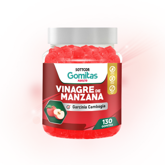 SUPER GOMITAS CON VINAGRE DE MANZANA X 130 UNID - SCOTTCOR