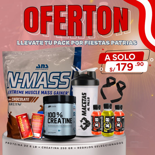 N-MASS 6LB + CREATINA 250G  🔥OFERTA🔥