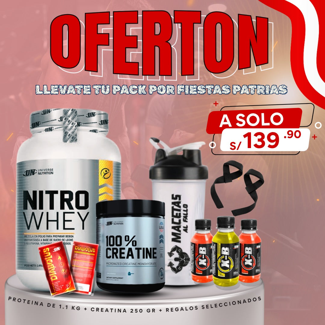 NITRO WHEY 1.1KG + CREATINA 250G 🔥OFERTA🔥