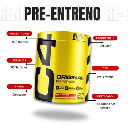 C4 ORIGINAL PRE-WORKOUT  CELLUCOR
