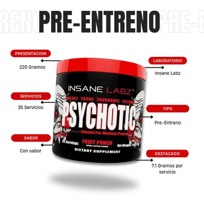 PSYCHOTIC  RED Insane Labz
