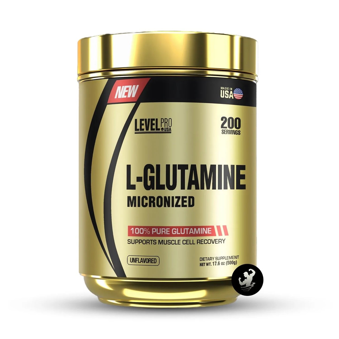 GLUTAMINA LEVEL PRO 500G