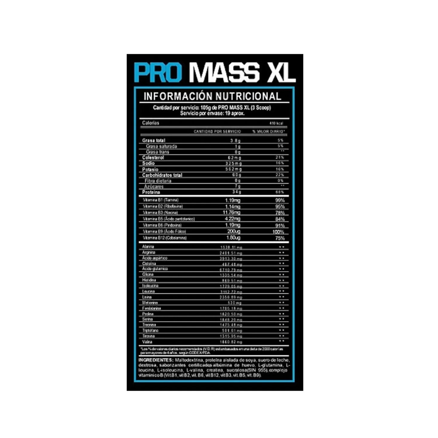 PRO MASS XL 3KG